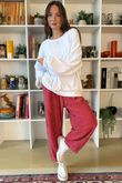 Terry B Classic Sweatshirt White